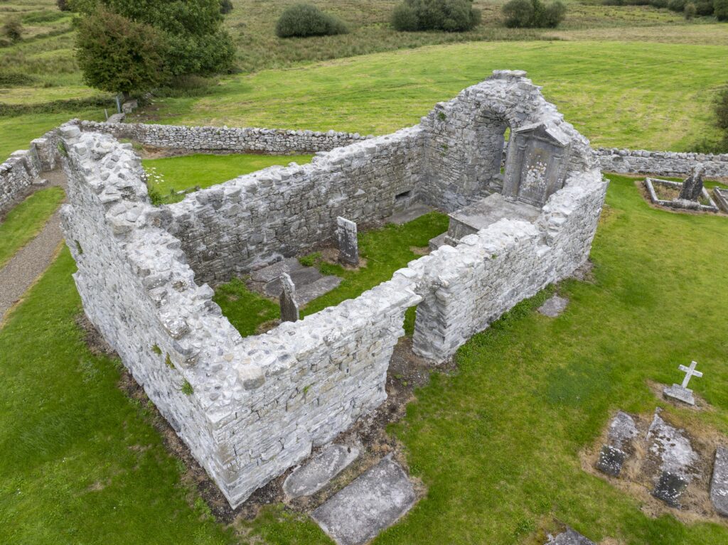Killoo Church aerial view